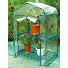 Serre pour Balcon 95x69x49 cm - 2 Couches - Protection et Croissance des Plantes - Beast
