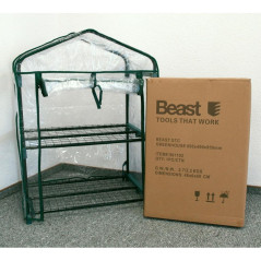 Serre pour Balcon 95x69x49 cm - 2 Couches - Protection et Croissance des Plantes - Beast