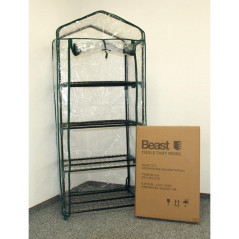 Serre pour Balcon 155x69x49 cm - 4 Couches, Résistante et Durable - Idéale pour Cultiver vos Plantes - Beast