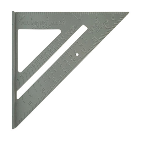 Équerre de Charpentier 175 mm - Aluminium - Précision et robustesse - Usage Professionnel - Beast