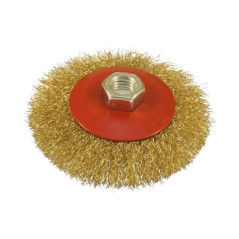 Brosse Couvette Acier M14 100 mm - Acier, Norme M14 - Nettoyage Efficace et Pratique - Beast - Beast