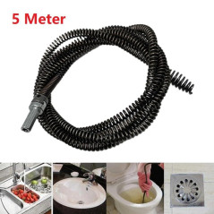 Flexible Débouche-Évier 10mm x 8M - Heavy Duty, Résistant et Durable - Idéal pour Éviers et Canalisations - Beast