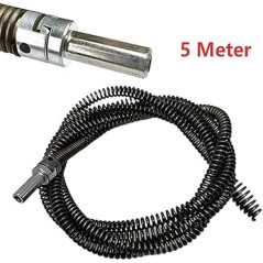 Flexible Débouche-Évier 10mm x 8M - Heavy Duty, Résistant et Durable - Idéal pour Éviers et Canalisations - Beast