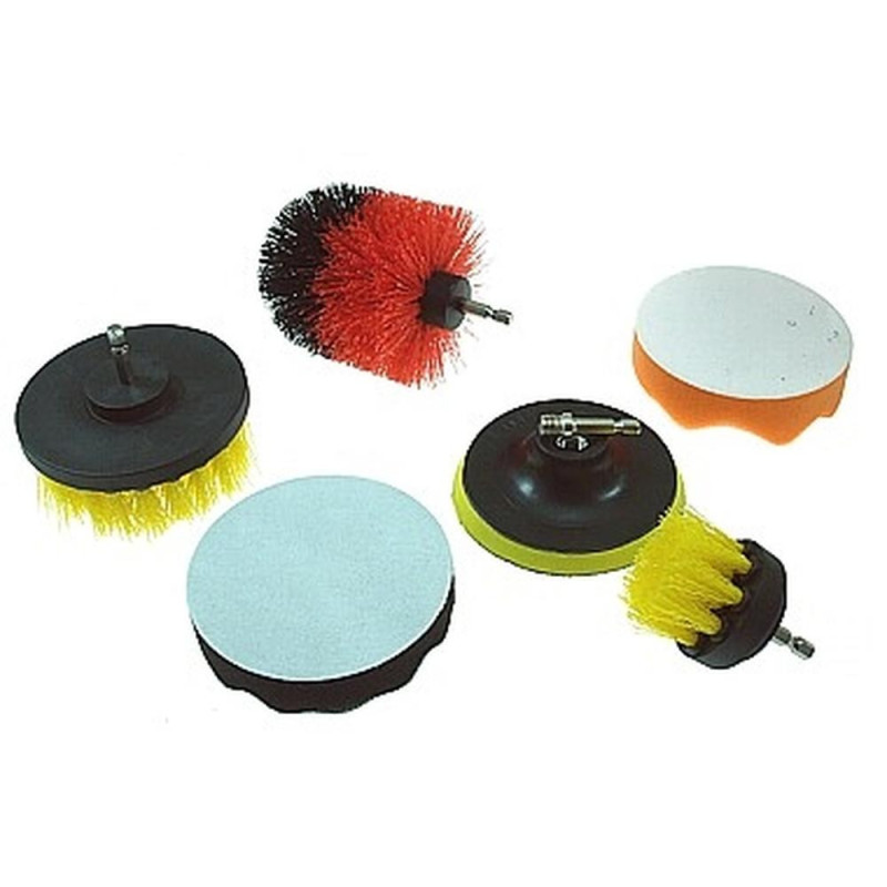Jeu de Brosses Nylon 6x - Hex Shank, 1+3+2 - Polyvalent et Efficace - Beast