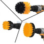Jeu de Brosses Nylon 6x - Hex Shank, 1+3+2 - Polyvalent et Efficace - Beast