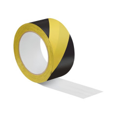 Avertissement Ruban 100M 80mm - Noir et Jaune - Signalisation Visuelle - Sécurité et Précision - Beast