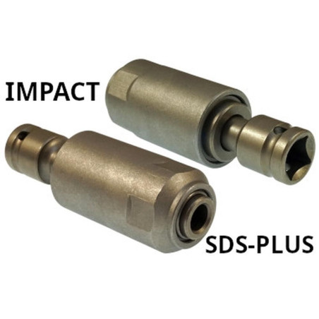 Adaptateur Impact 1/2" - SDS-Plus - Compatible avec Outils Électroportatifs - Pratique et Efficace - Beast