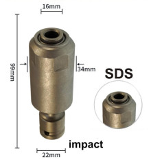 Adaptateur Impact 1/2" - SDS-Plus - Compatible avec Outils Électroportatifs - Pratique et Efficace - Beast