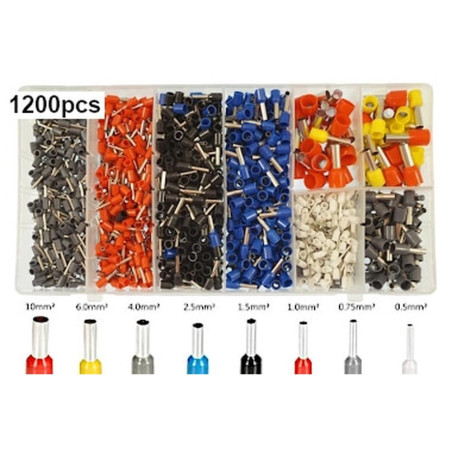 Cosses de Câble Serties Isolées 1200x - 0.5-10 mm² - Résistantes et Fiables - Beast - Beast