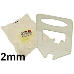 Clips de Nivellement pour Carreaux 100 pcs - 2 mm - Précision et Facilité d'Installation - Beast - Beast