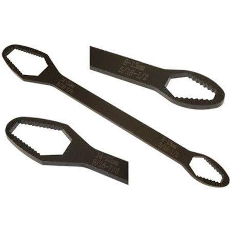 Clé Multi-Fonction 260 mm 8 - 22 mm - Noir - Pratique et Polyvalente - Beast