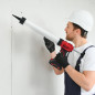 Pistolet à Mastic 375 mm (600 ml) - Précision et Ergonomie - Idéal pour Applications de Mastic - Beast