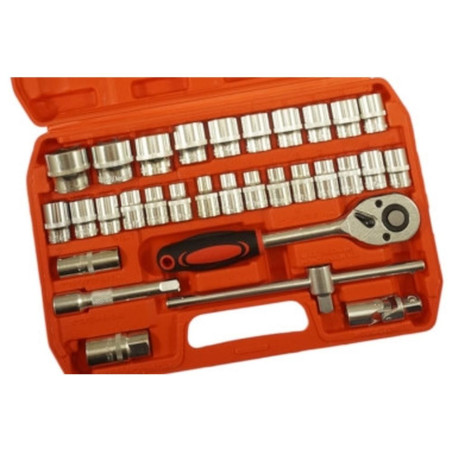 Coffret Douilles 1/2" 8-32 mm - 32 Pièces, Acier - Outils Pratiques et Polyvalents - Beast
