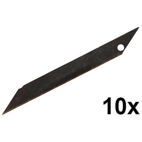 Lames de Rechange 9mm - Précision SK-5 Black, Lot de 10 - Tranchantes et Durables - Beast - Beast