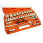 Coffret Douilles 1/2" 8-32 mm - 32 Pièces, Acier - Outils Pratiques et Polyvalents - Beast