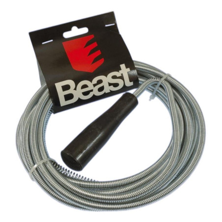 Flexible Débouche-Évier 5M Ø8 mm - Zinc Plated - Résistant et Durable - Beast - Beast