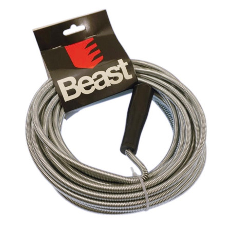 Flexible Débouche-Évier 10M Ø8 mm - Zinc Plated - Résistant et Durable - Beast - Beast