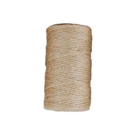Corde de Jute 100M - 2 mm - Écologique et Résistante - Idéale pour Décorations et Bricolage - Beast