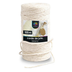 Corde de Jute 100M - 2 mm - Écologique et Résistante - Idéale pour Décorations et Bricolage - Beast
