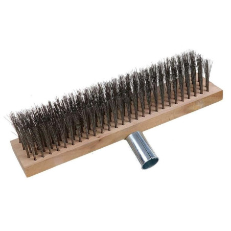 Brosse à Douche Métallique 50 cm - Acier - Robuste et durable - Usage Professionnel - Usage intensif - Beast