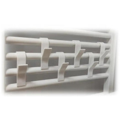 Crochet pour Radiateurs 6 x 2.5 cm - Fixation Pratique et Durable - Idéal pour Économie d'Espace - Beast