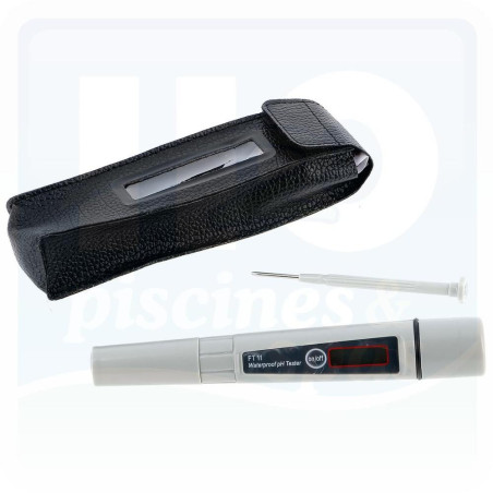 Testeur Electronique pH Eco avec Etui - Portable et Pratique - Mesure Précise Piscines et Eau - D-Work
