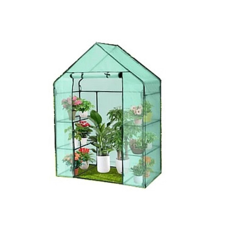 Serre pour Balcon 195x143x73 cm - 2x 3 Couches - Protection Optimale des Plantes - Beast