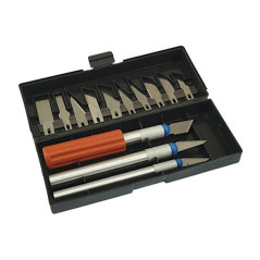 Jeu de Couteaux de Modélisme 16 Pcs - Précision et polyvalence - Acier - Beast