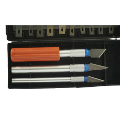 Jeu de Couteaux de Modélisme 16 Pcs - Précision et polyvalence - Acier - Beast