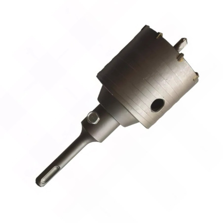 Kit Trépan + Mandrin Carbure de Tungstène SDS+ HT.60 D.80 - Perçage Précis et Durable - LEMAN