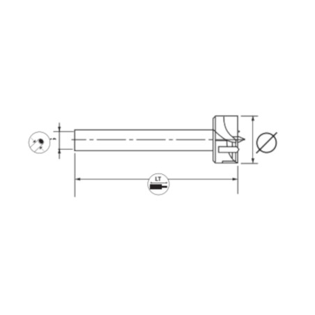 Mèche à Façonner HM D.28 - Queue 10, Longueur 90 mm - Précision et Performance - LEMAN