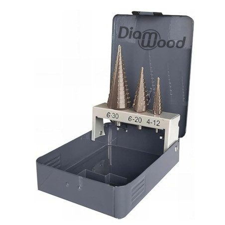 Coffret de 3 Forets HSS Étagés 4-12/ 4-20/ 4-30 – Outils de Perçage Précis et Efficaces - LEMAN