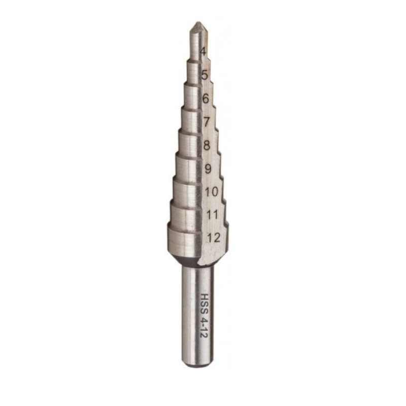 Foret Étagé Acier Métal 4-12 mm – Outil de Perçage Précis et Durable - LEMAN