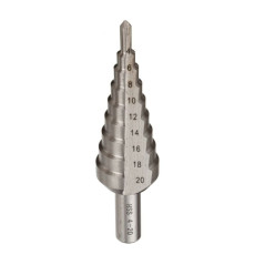 Foret Étagé HSS Métal 4-20 mm – Précision et Polyvalence – Idéal pour le Perçage - LEMAN