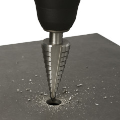 Foret Étagé HSS Métal 4-20 mm – Précision et Polyvalence – Idéal pour le Perçage - LEMAN