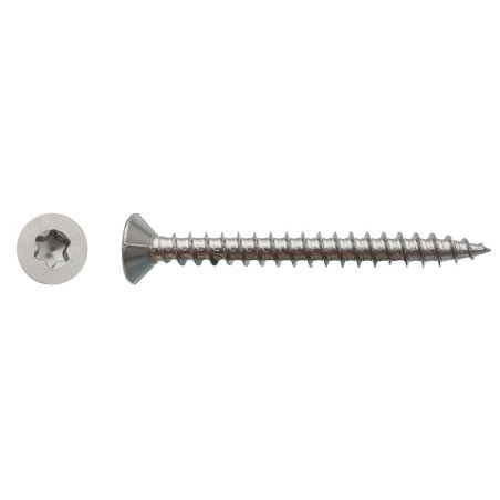 100 Vis Agglo TF Torx 6 x 50 mm – Inox A2, Norme DIN – Fixation Sécurisée et Durable - LENNIE