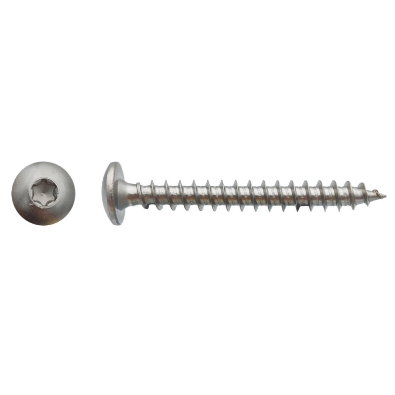 100 Vis Penture Torx TX30 7x50 mm – Inox A2, Norme DIN – Résistantes et Durables - LENNIE
