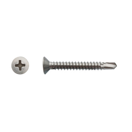 200 Vis Autop TF 4,2x12,7 mm – Inox A2, Norme DIN 7504 O – Résistantes et Durables - LENNIE