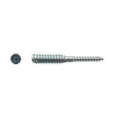 100 Vis Adjust 6x180 mm – Zingué Blanc, Zone de Blocage 45 mm – Fixation Sécurisée - LENNIE