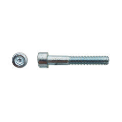 100 Vis CHC 8x55 mm – Acier Zingué Blanc, Norme DIN 912 – Fixation Sécurisée et Durable - LENNIE