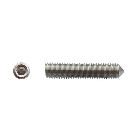 200 Vis HC Bout Pointeau 2 x 4 cm – Inox A2, Norme DIN 914 – Fixation Sécurisée et Durable - LENNIE