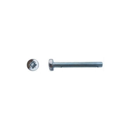 500 Vis MTX TC Pozi 3x8 mm – Zingué Blanc, Norme DIN 7985 – Fixation Sécurisée et Durable - LENNIE