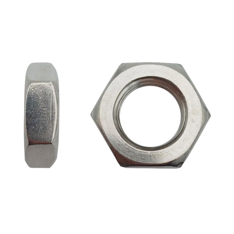10 Écrous Bas M27 – Inox A2, Norme DIN 439 – Résistance et Durabilité - LENNIE