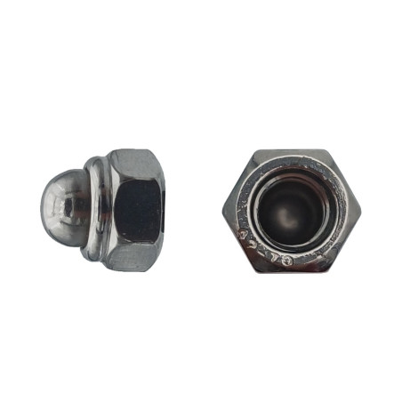 200 Écrous Borgnes D.8 – Inox A2, Norme DIN 986 – Protection et Résistance - LENNIE