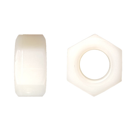 200 Ecrous Hexagonaux HU M5 mm - DIN 934 - Polyamide - D-Work