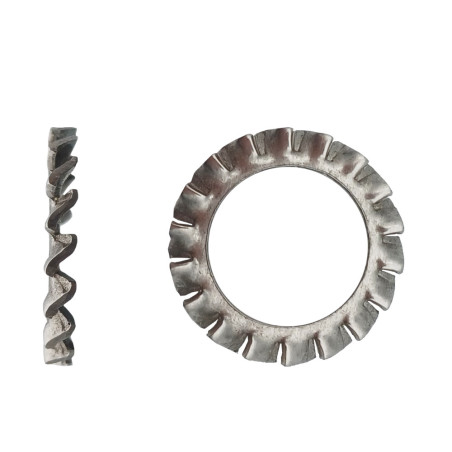 50 Ronds Dents Extérieurs D16 – Inox A2, Norme DIN 6798 A – Résistance et Durabilité - LENNIE