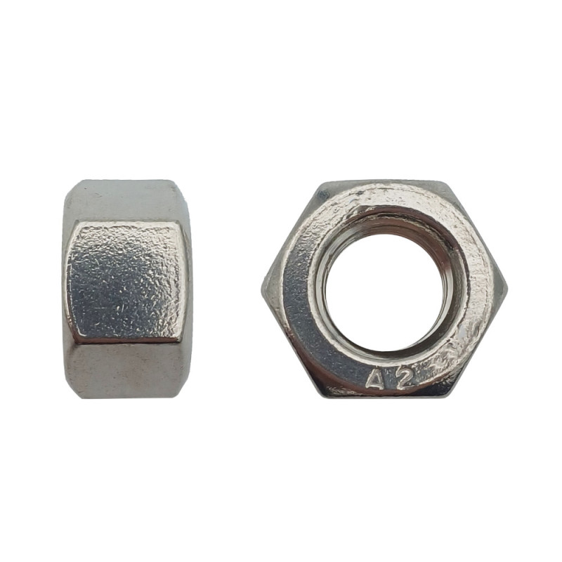500 Écrous Hauts D.8 – Inox A2, Norme UNI 5587 – Résistance et Durabilité - LENNIE