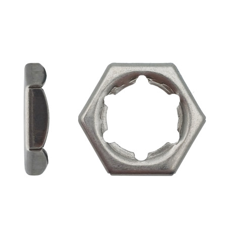 200 Écrous Pal D.8 – Inox A2, Norme DIN 7967 – Résistance et Durabilité - LENNIE
