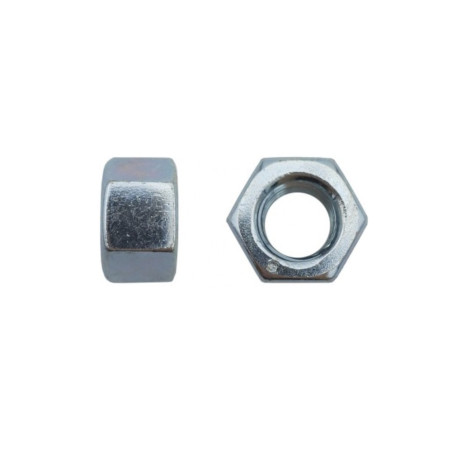500 Écrous Hauts M8 – Zingué Blanc, Norme ISO 4033 – Fixation Sécurisée et Durable - LENNIE