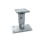 9 Pieux Réglables 130x130 mm – M20, Hauteur 100-150 mm – Stabilité et Adaptabilité - LENNIE